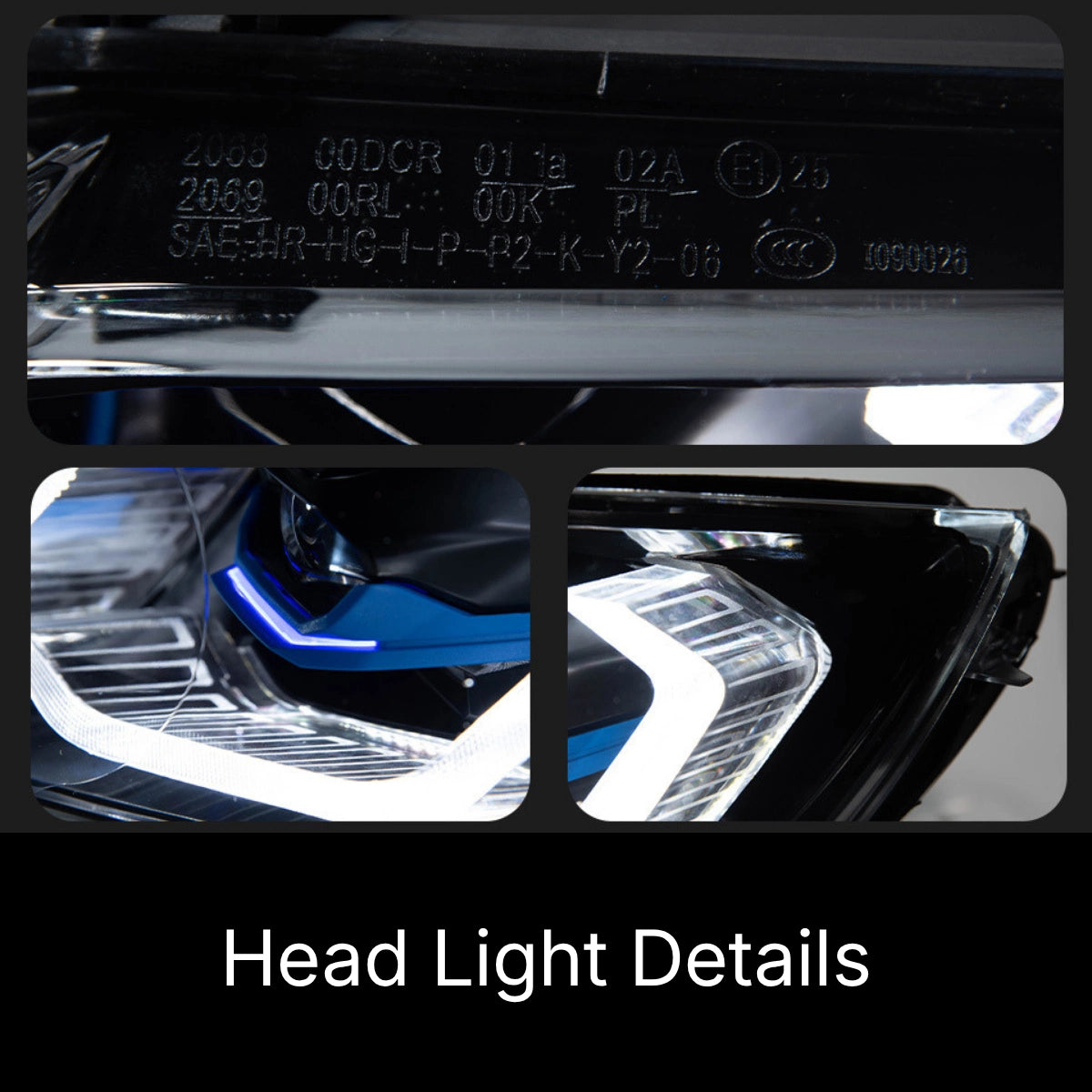 LED Headlights for 2011-2013 BMW 3 Series E92 E93 LCI | Dual-Color DRL, LED Turn Signals, Plug & Play