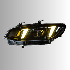 LED Headlights for 2011-2013 BMW 3 Series E92/E93 LCI | G-Style Dual-Color Fang DRL, Plug & Play