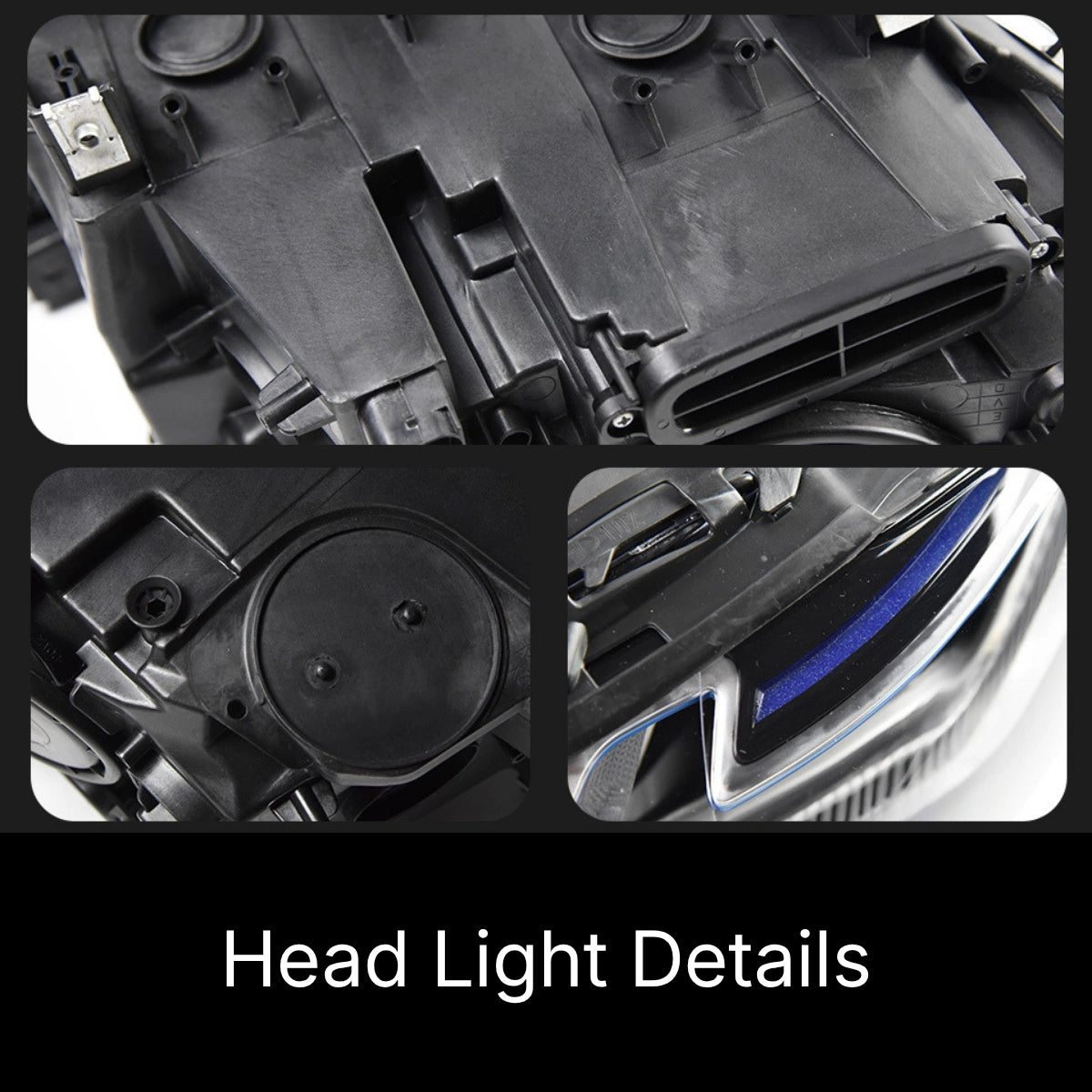 LED Headlights for 2011-2013 BMW 5 Series F10 Pre-LCI (OE Xenon Non-Adaptive) | Dual-Color Switchback DRL, Plug & Play