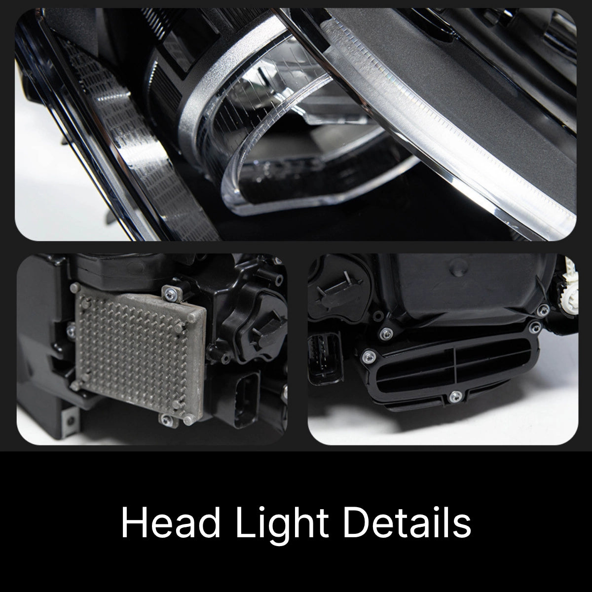 LED-Scheinwerfer für 2011-2017 BMW 5er F10 | Zweifarbige Angel Eyes