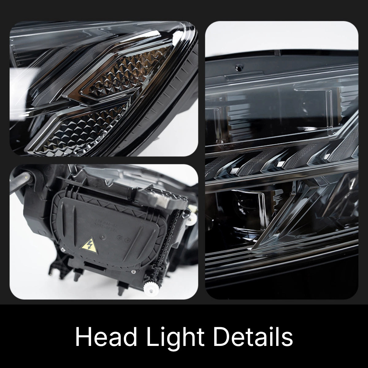 LED Headlights for 2012-2015 Audi A6 C7 Pre-Facelift | RS-Style, Start-Up Animation, White DRL, Plug & Play