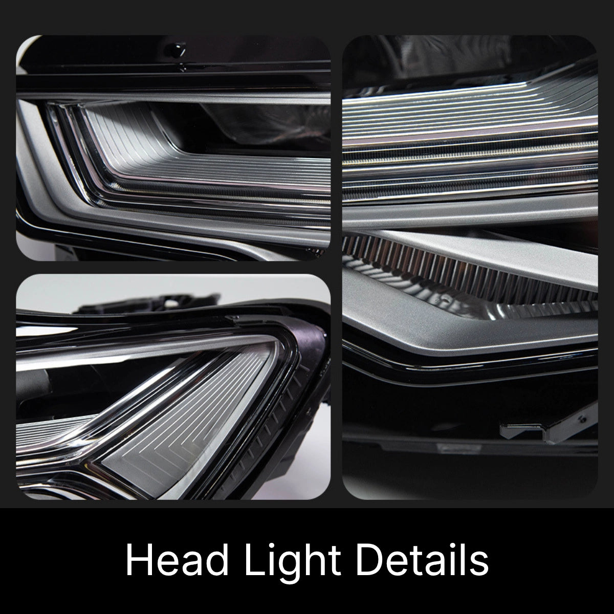 LED Headlights for 2012-2015 Audi A6 C7 Pre-Facelift | Start-Up Animation, White DRL, Plug & Play