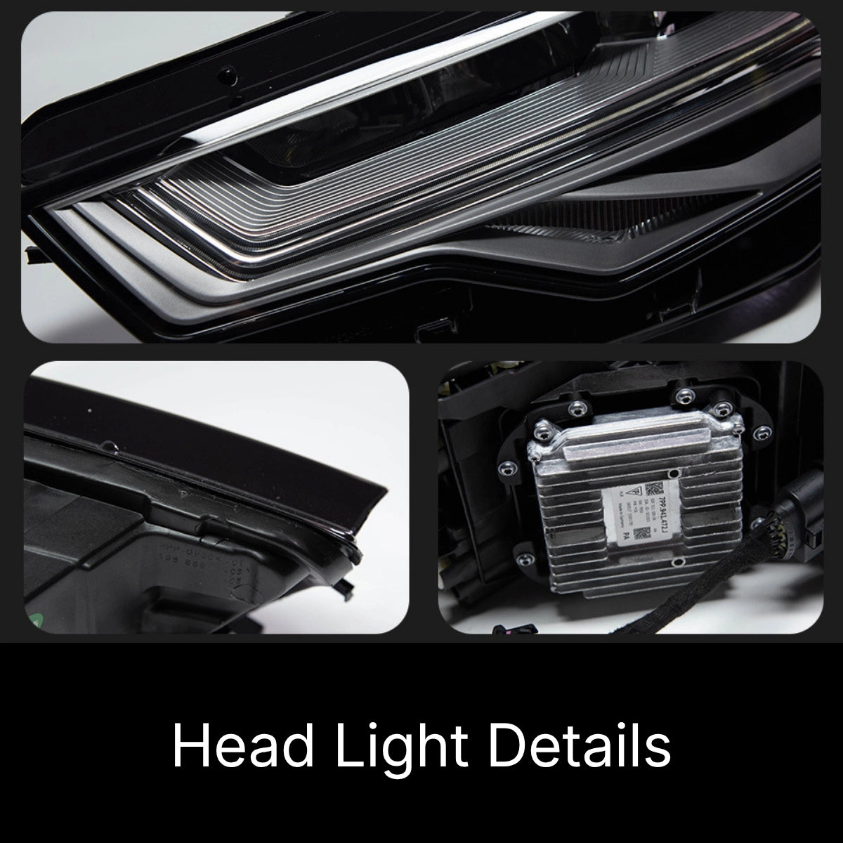 LED Headlights for 2012-2015 Audi A6 C7 Pre-Facelift | Start-Up Animation, White DRL, Plug & Play