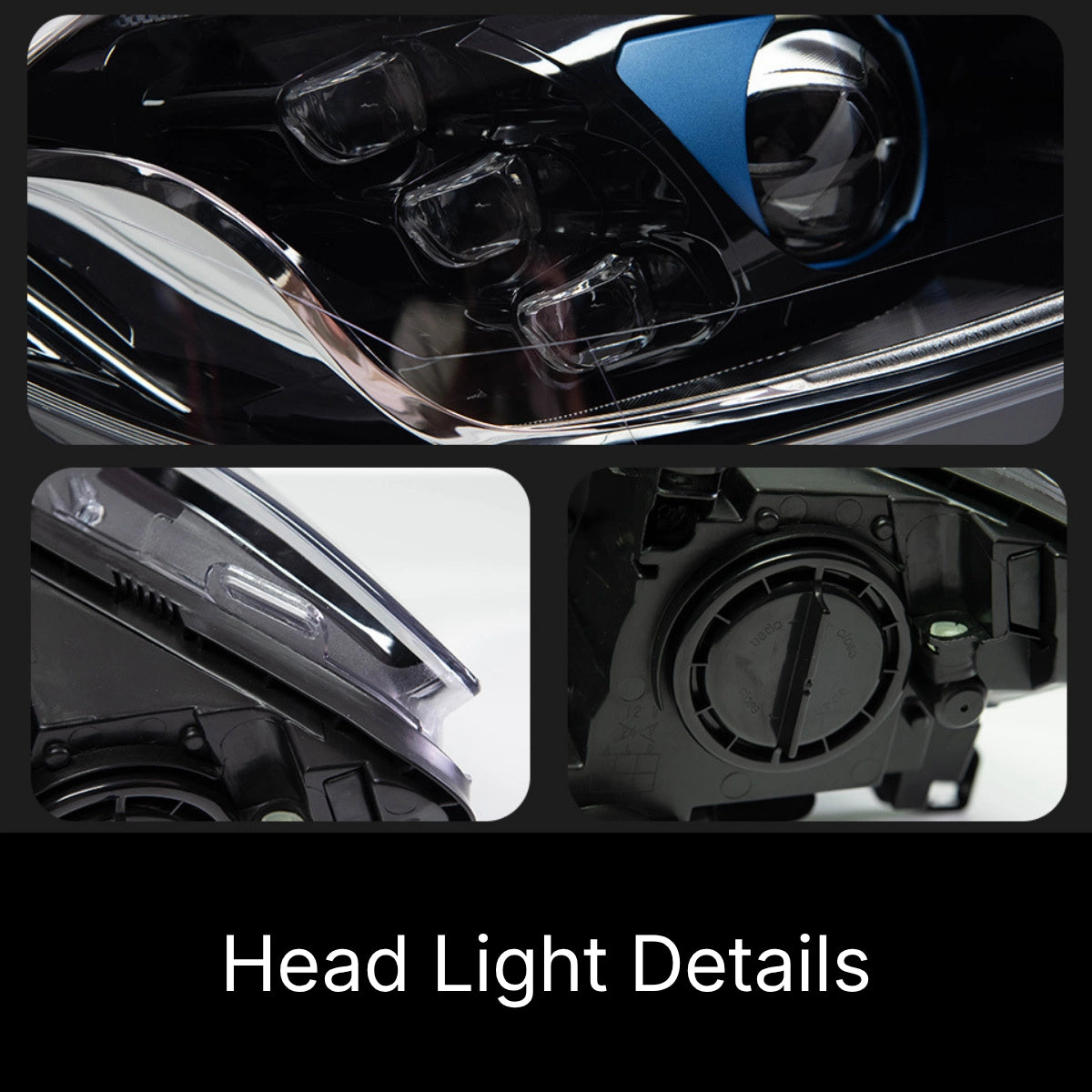 LED-Scheinwerfer für 2012-2015 Mercedes W166 Vorfacelift ML350/ML550 | Startanimation, sequentieller Blinker