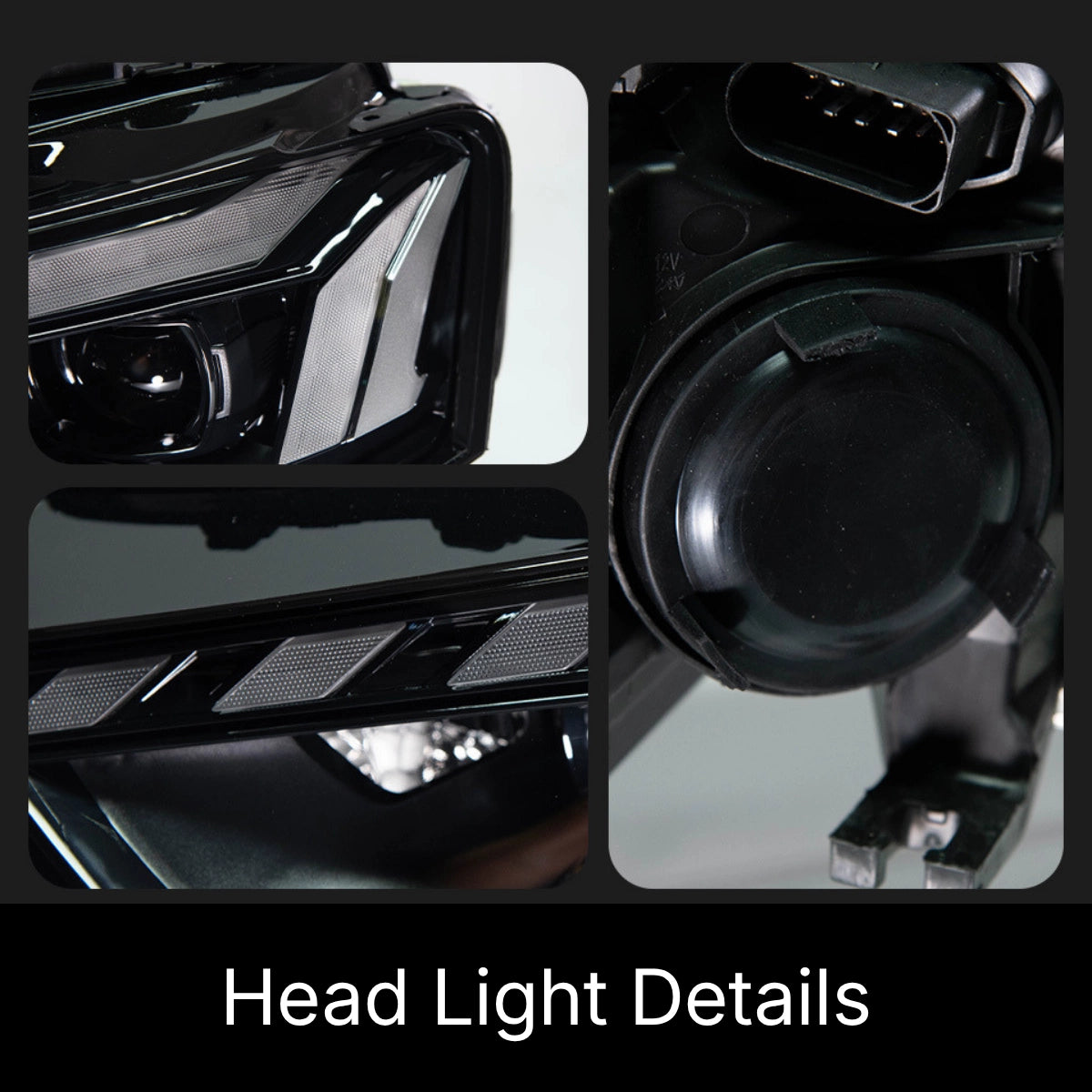 LED Headlights for 2013-2016 Audi A4 B8.5 Facelift (Non-Adaptive) | RS-Style, Start-Up Animation, White DRL, Plug & Play