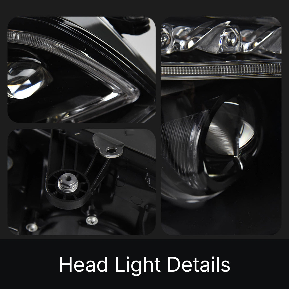 LED Headlights for 2014-2016 Mercedes W212 Facelift E350 E400 E550 | White DRL, Plug & Play
