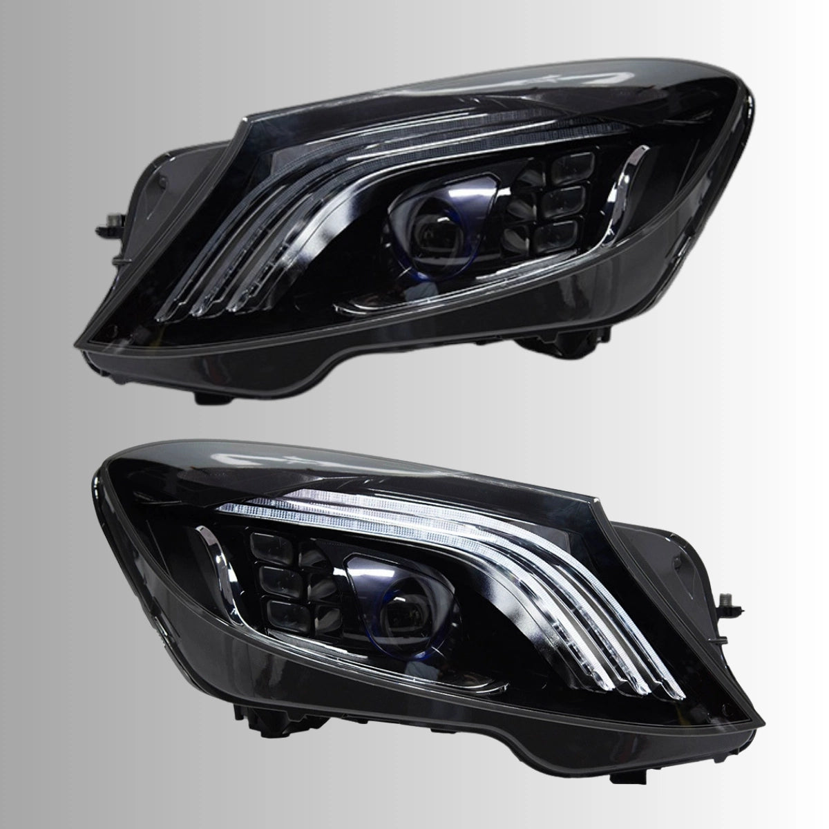 LED-Scheinwerfer für 2014-2017 Mercedes W222 Vorfacelift S550/S600 | Startanimation, sequentieller Blinker