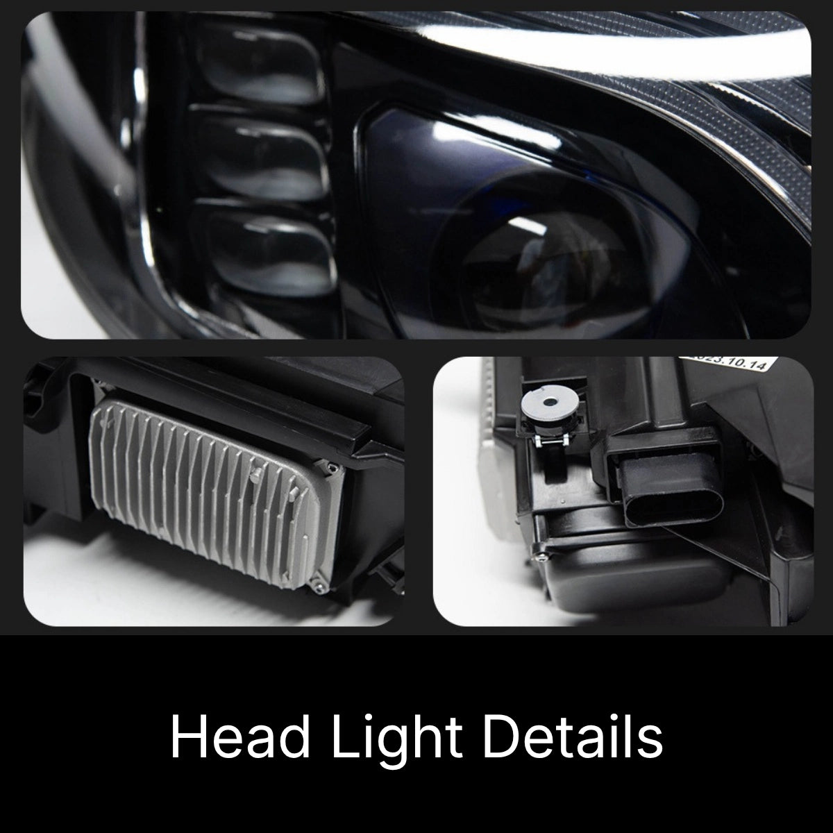 LED-Scheinwerfer für 2014-2017 Mercedes W222 Vorfacelift S550/S600 | Startanimation, sequentieller Blinker