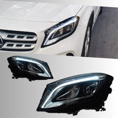 LED-Scheinwerfer für 2015-2020 Mercedes-Benz GLA X156 | Nur Halogen ab Werk, Startanimation