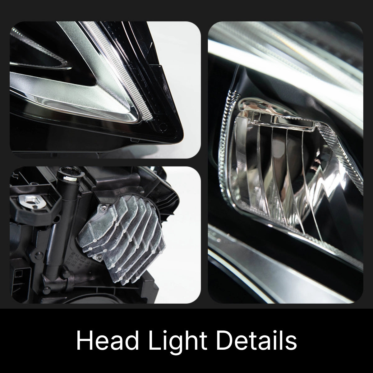 LED-Scheinwerfer für 2015-2020 Mercedes-Benz GLA X156 | Nur Halogen ab Werk, Startanimation