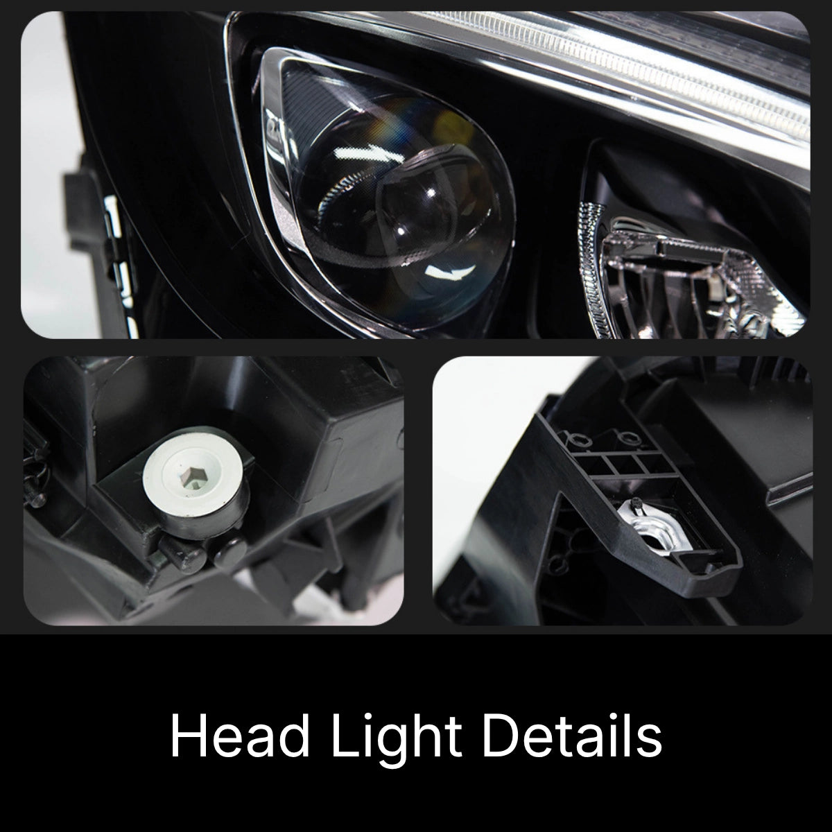 LED-Scheinwerfer für 2015-2020 Mercedes-Benz GLA X156 | Nur Halogen ab Werk, Startanimation