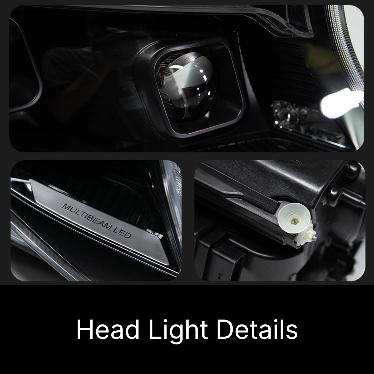 LED-Scheinwerfer für 2016-2023 Mercedes Vito/V-Klasse W447 | Startanimation