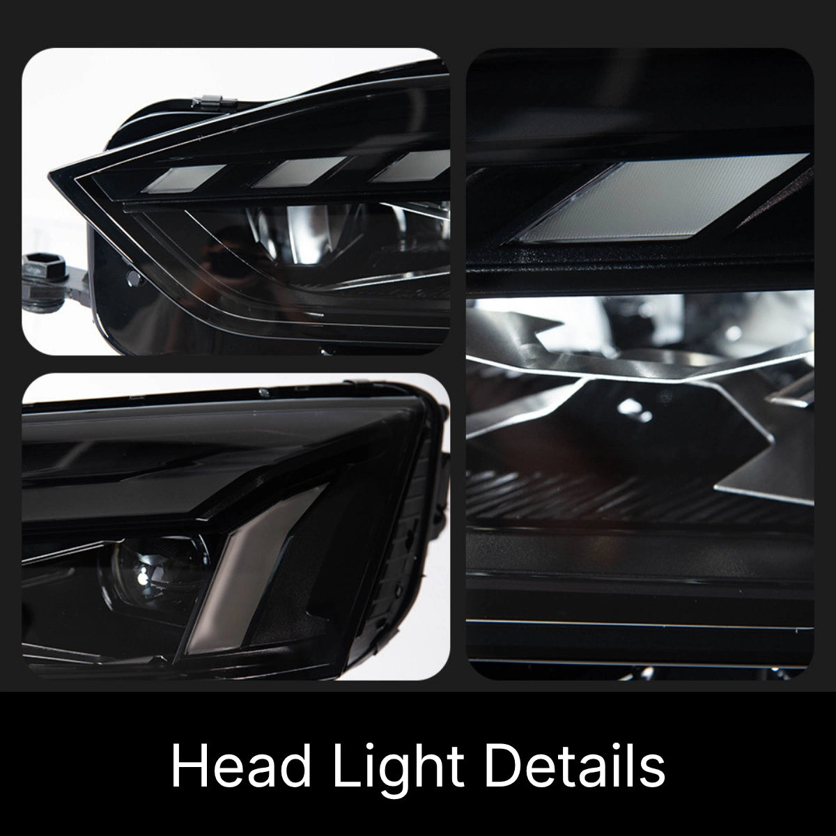 LED Headlights for 2018-2020 Audi A5 S5 F5 Pre-Facelift | RS-Style, Start-Up Animation, White DRL, Plug & Play