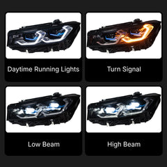 LED Headlights for 2019-2026 BMW 3 Series G20 | G80-Style Dual-Color DRL, Start-Up Animation, Plug & Play