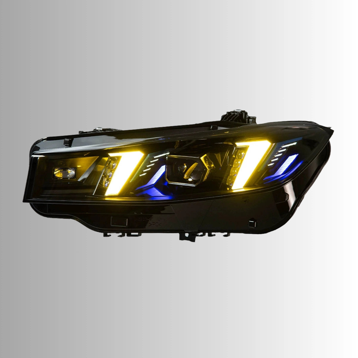 LED Headlights for 2023-2026 BMW 3 Series G20 LCI | Dual-Color Fang DRL, Plug & Play