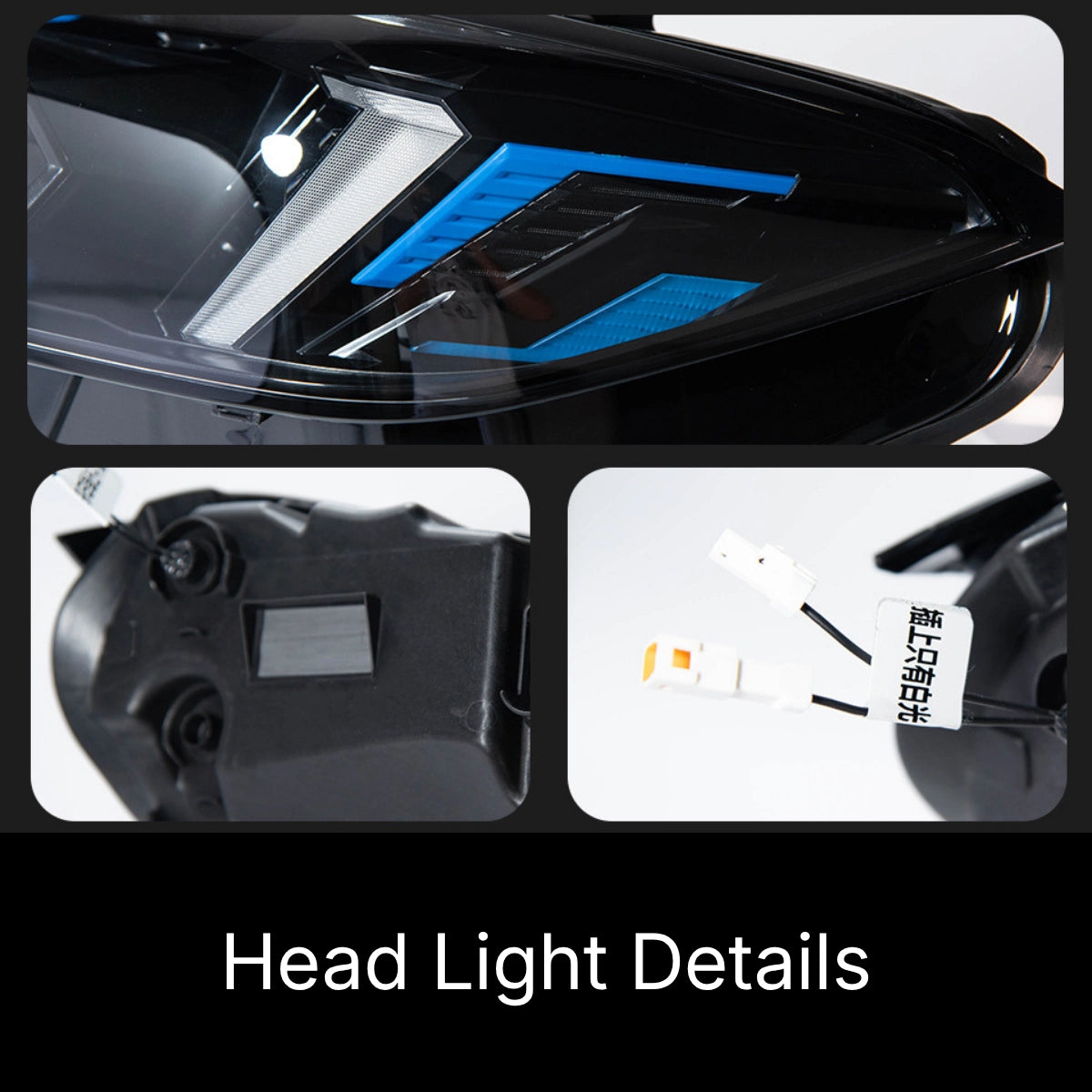 LED Headlights for 2023-2026 BMW 3 Series G20 LCI | Dual-Color Fang DRL, Plug & Play
