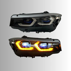LED Headlights for 2023-2026 BMW 3 Series G20 LCI | Spoon Dual-Color DRL, Plug & Play