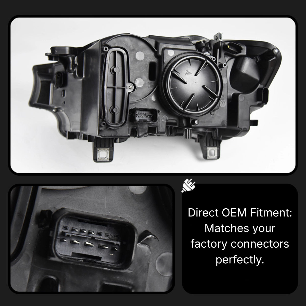 LED Headlights for BMW X3 F25 LCI (15-17) & X4 F26 (15-18) | Dual-Color DRL, Sequential Signals