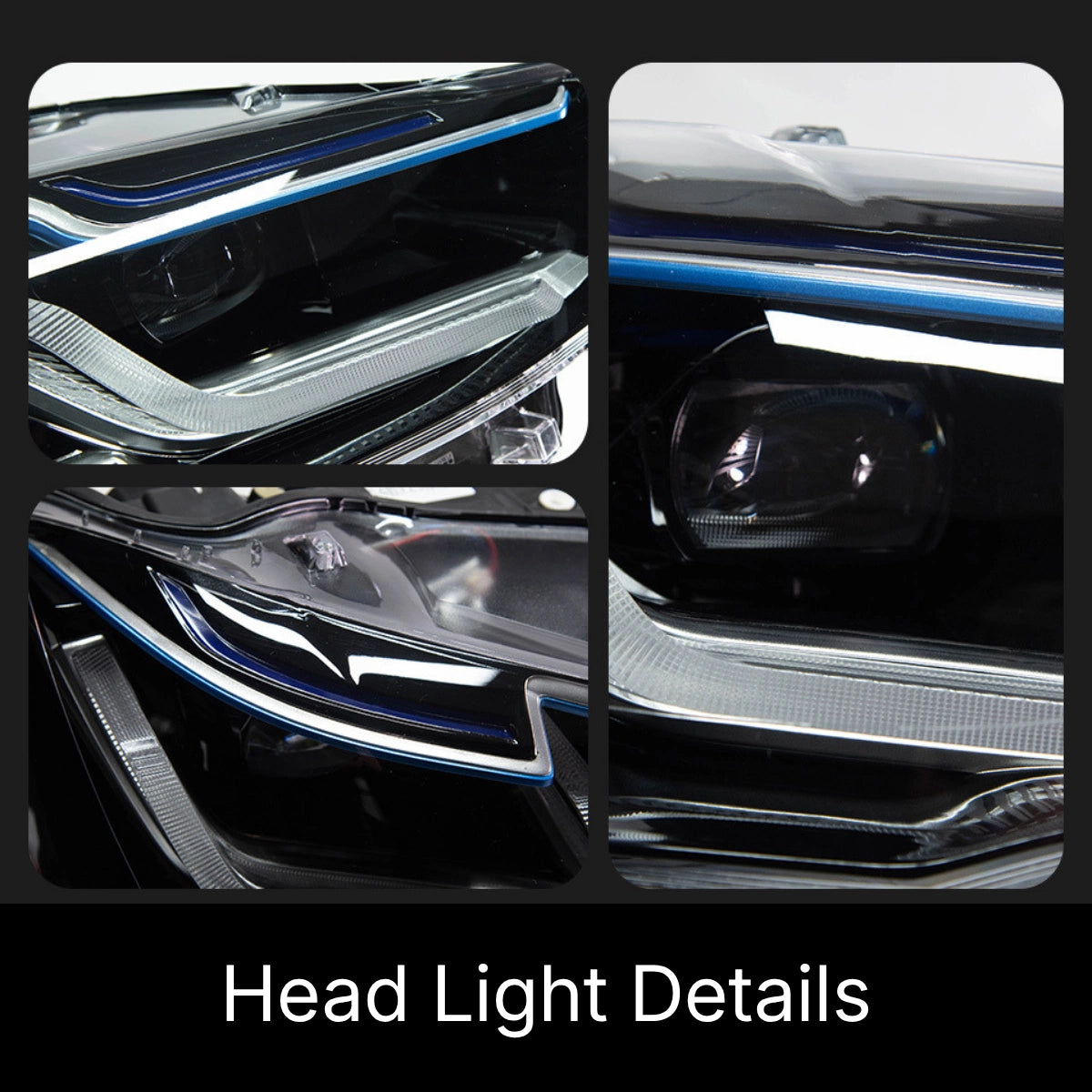 LED Headlights for BMW X3 F25 LCI (15-17) & X4 F26 (15-18) | Dual-Color DRL, Sequential Signals