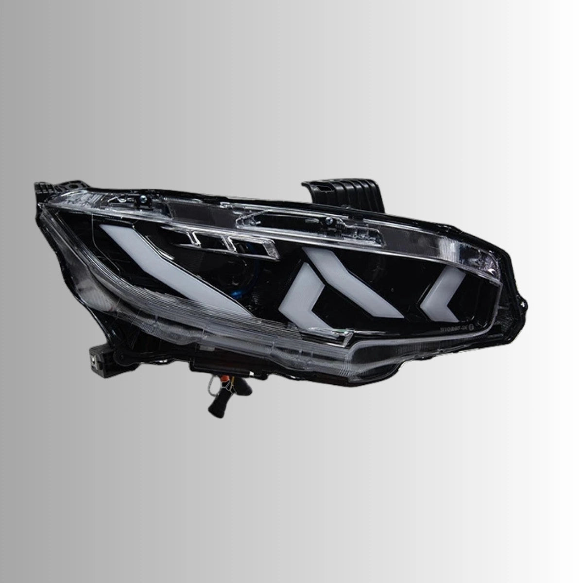 LEDHeadlightsforHondaCivic10thGen_2016-2021_LamboStyleDRL_DemonEye_3 - NOXBEAM