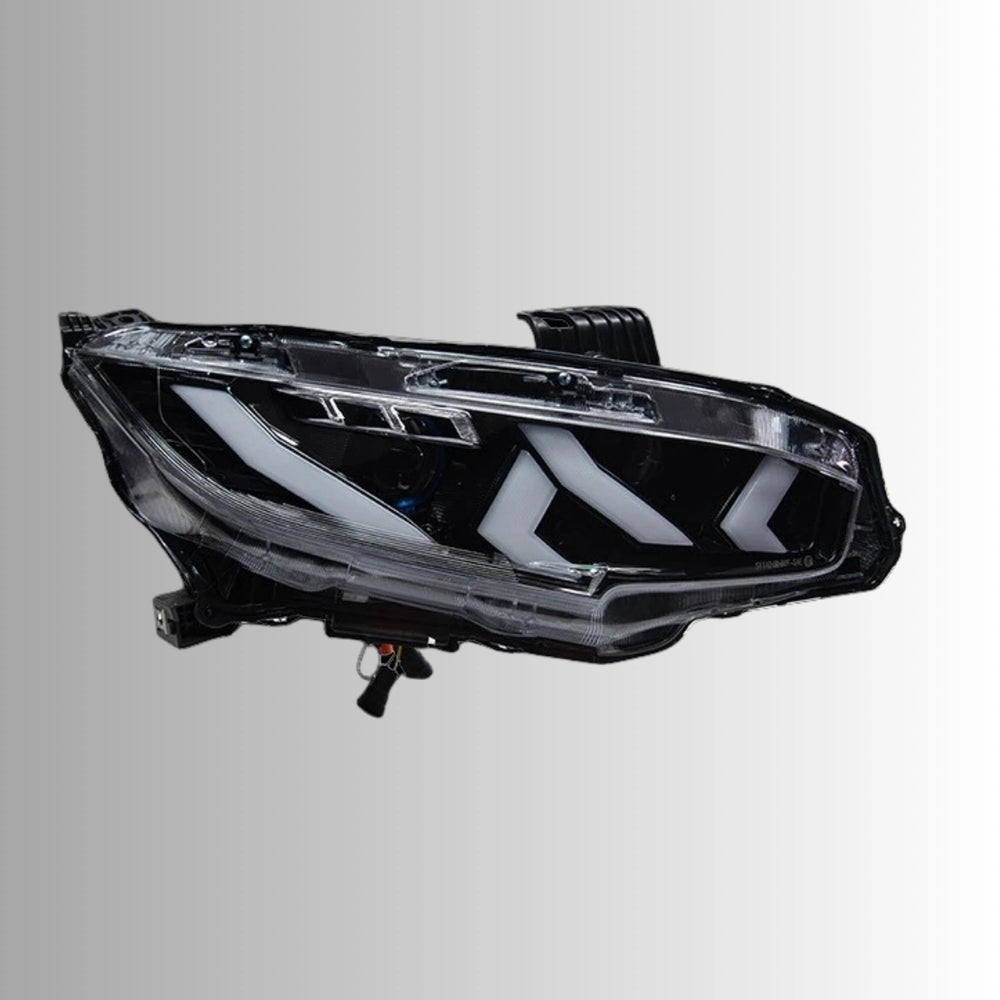LEDHeadlightsforHondaCivic10thGen_2016-2021_LamboStyleDRL_DemonEye_3 - NOXBEAM