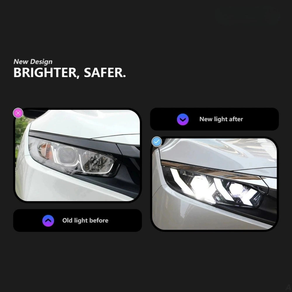 LEDHeadlightsforHondaCivic10thGen_2016-2021_LamboStyleDRL_DemonEye_5 - NOXBEAM