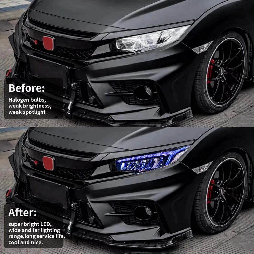 LEDHeadlightsforHondaCivic10thGen_2016-2021_NEWDesignRGBDRL_SequentialSignals_10 - NOXBEAM