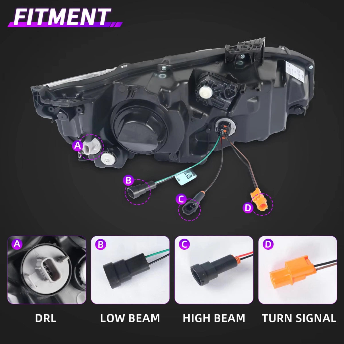 LEDHeadlightsforHondaCivic10thGen_2016-2021_NEWDesignRGBDRL_SequentialSignals_7 - NOXBEAM