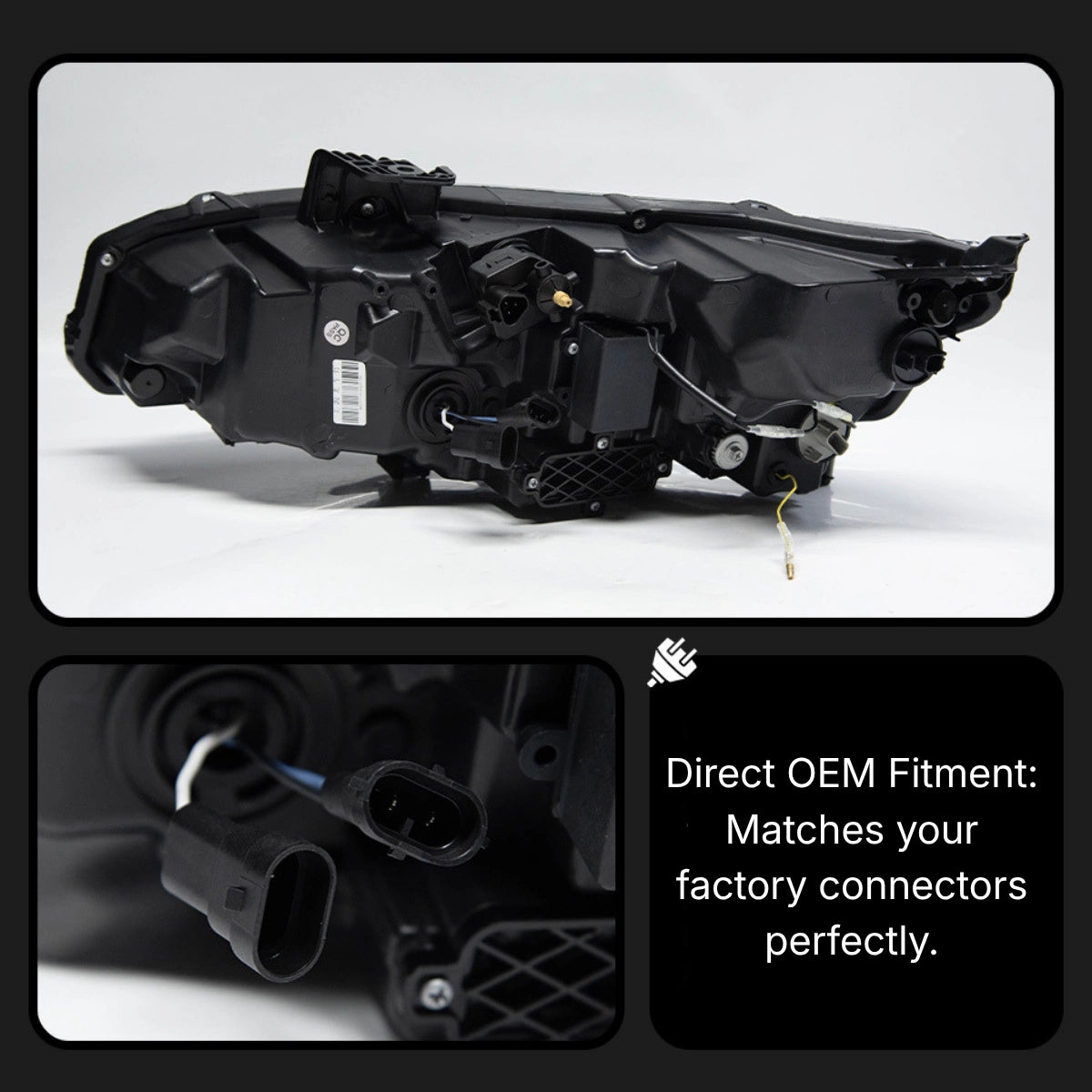 LEDHeadlightsforHondaCivic10thGen_2016-2021_QuadProjectorBlueAnimation_Sequential_6 - NOXBEAM