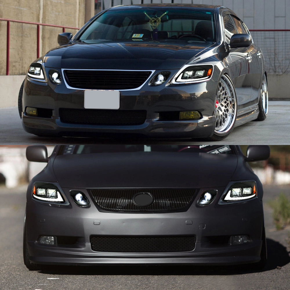 LEDHeadlightsforLexusGS350GS300GS430GS460_2006-2011_Sequential_DRL_9 - NOXBEAM