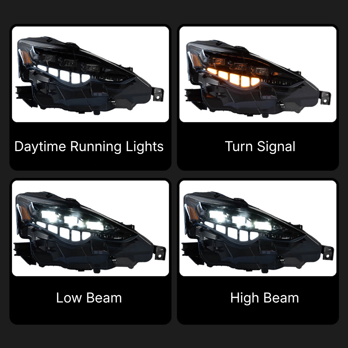 LEDHeadlightsforLexusIS250IS350IS200tIS300_2014-2016_StartupAnimation_DRL_Plug_Play_5 - NOXBEAM