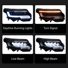 LEDHeadlightsforRangeRoverL405_2013-2023_MatrixQuadProjector_WhiteDRL_Plug_Play_5 - NOXBEAM