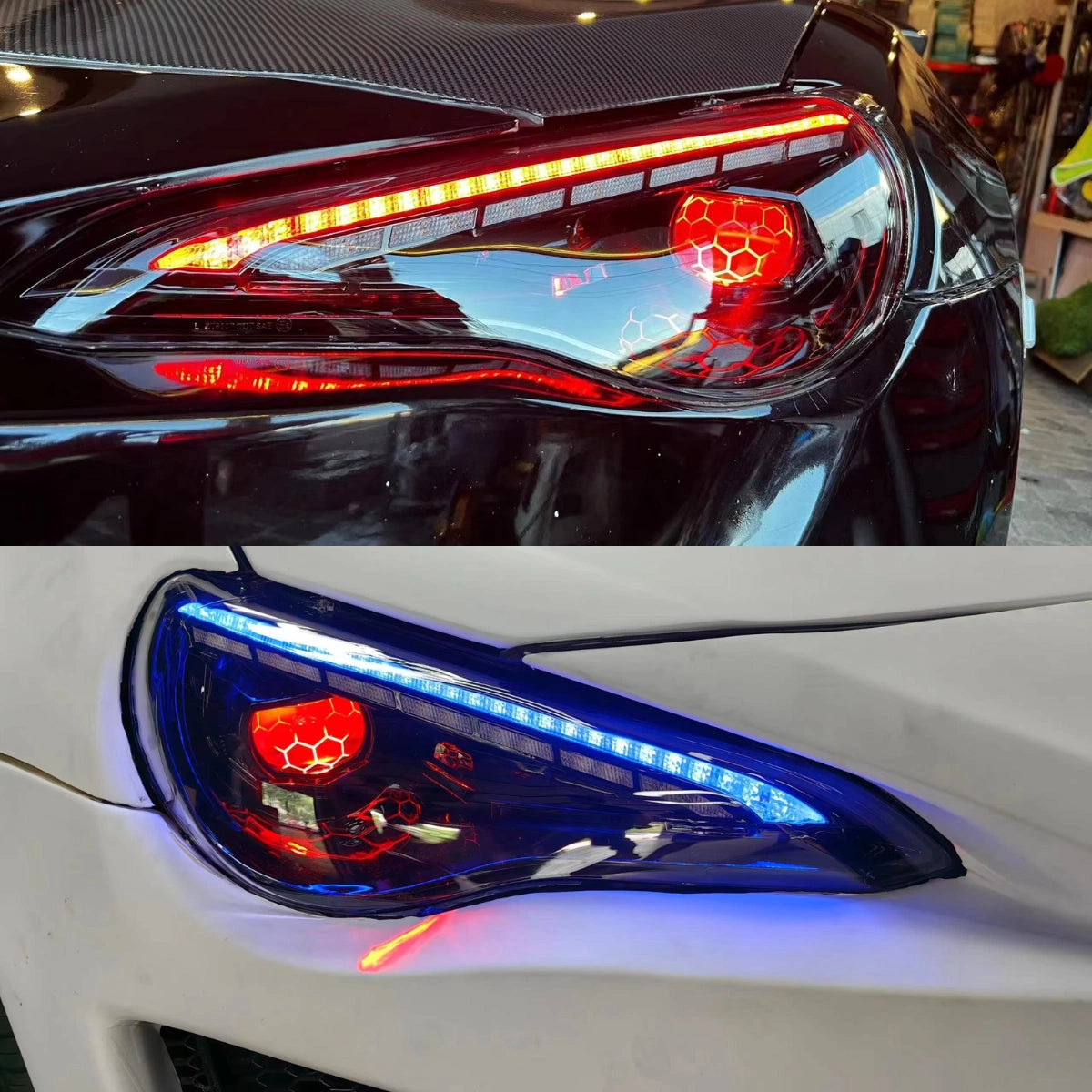 LEDHeadlightsforSubaruBRZScionFR-SToyota86_2013-2020_RGBDRL_EvilEye_Animation_1 - NOXBEAM