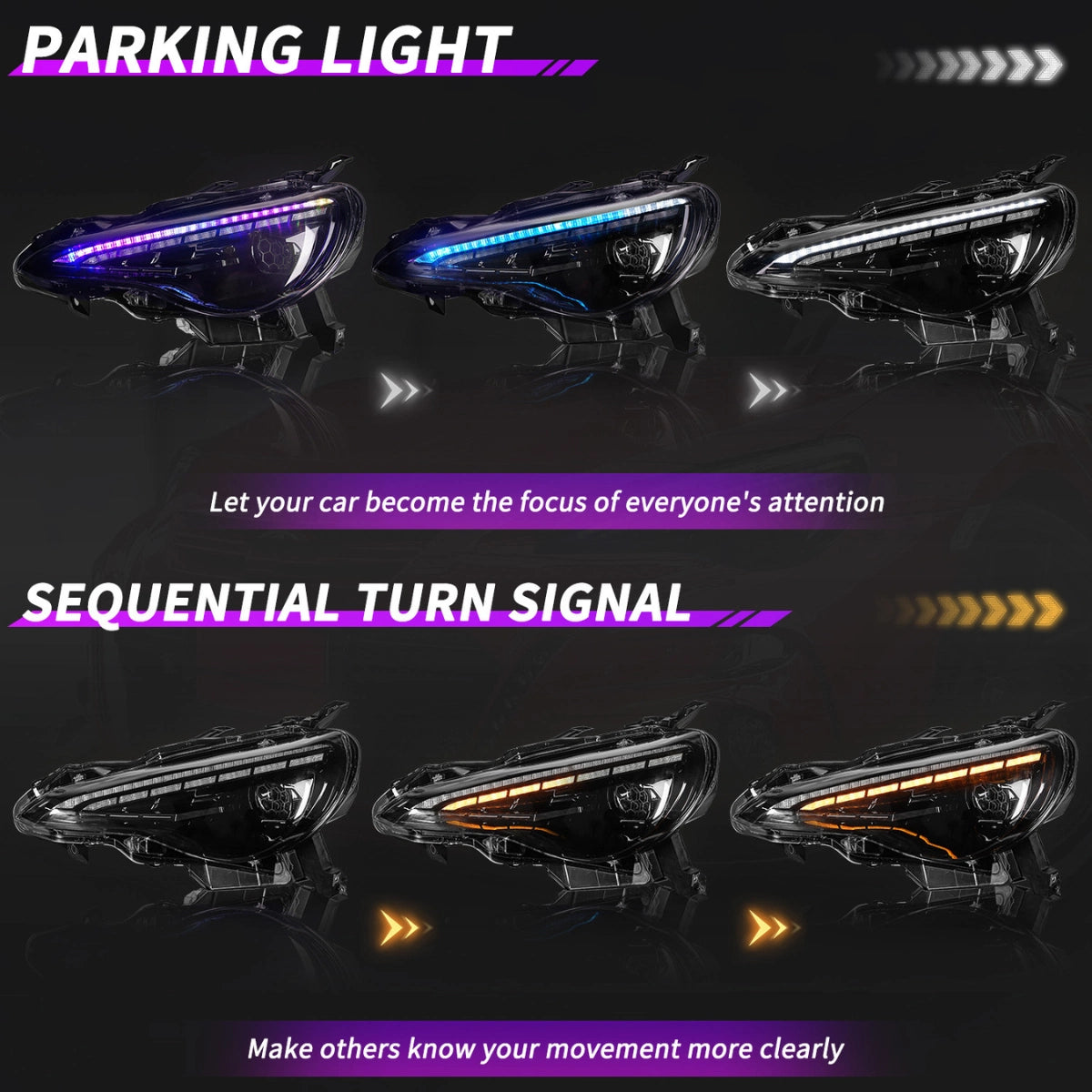 LEDHeadlightsforSubaruBRZScionFR-SToyota86_2013-2020_RGBDRL_EvilEye_Animation_5 - NOXBEAM