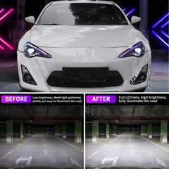 LEDHeadlightsforSubaruBRZScionFR-SToyota86_2013-2020_RGBDRL_EvilEye_Animation_7 - NOXBEAM