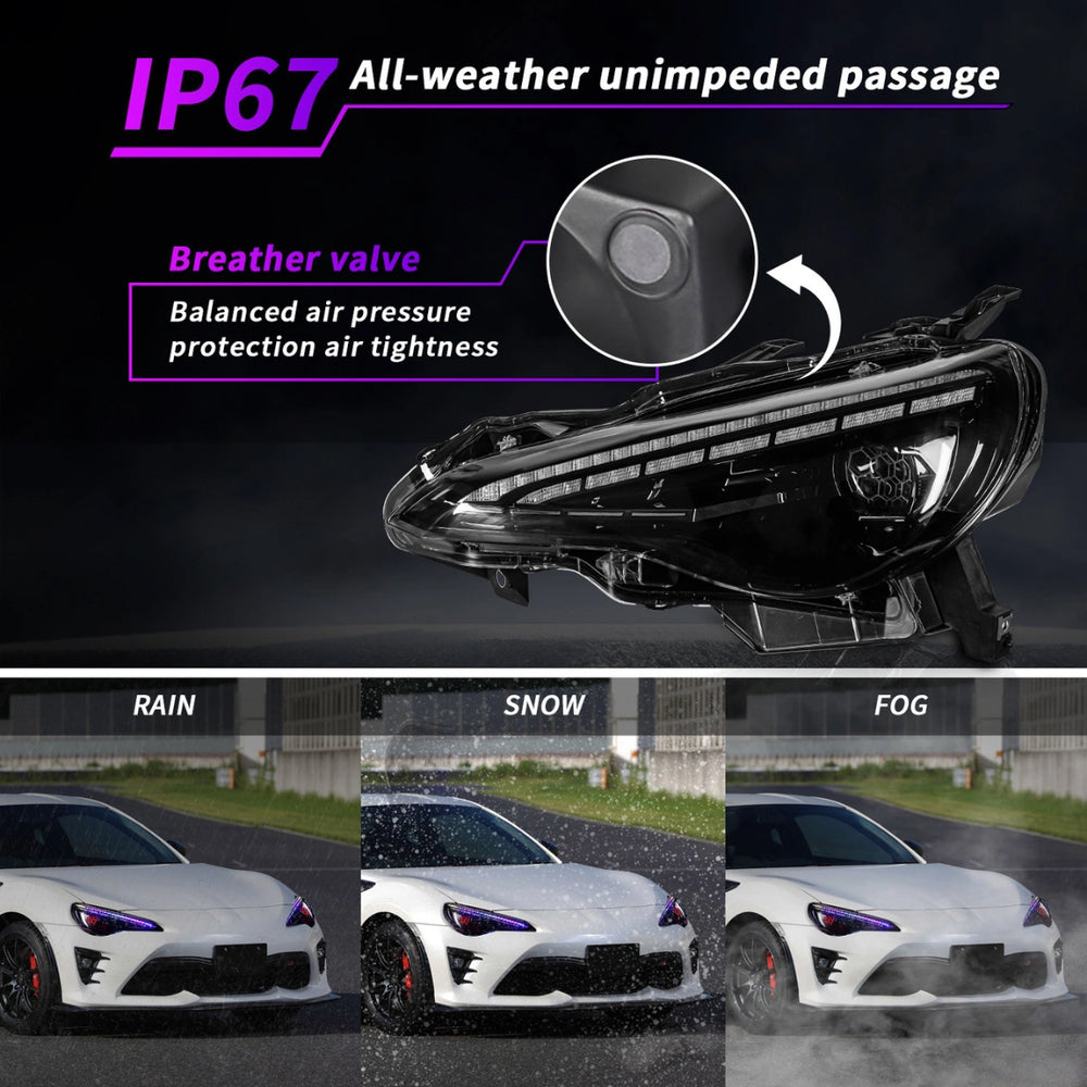 LEDHeadlightsforSubaruBRZScionFR-SToyota86_2013-2020_RGBDRL_EvilEye_Animation_9 - NOXBEAM