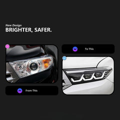 LEDHeadlightsforToyotaHighlander_2011-2013_SequentialSignals_Projector_WithDRL_RedEvilEye_4 - NOXBEAM