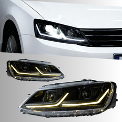 LEDHeadlightsforVWJettaMk6Sedan_2011-2018_GoldWhiteDRL_StartupAnimation_DRL_ForHalogenONLY_2 - NOXBEAM