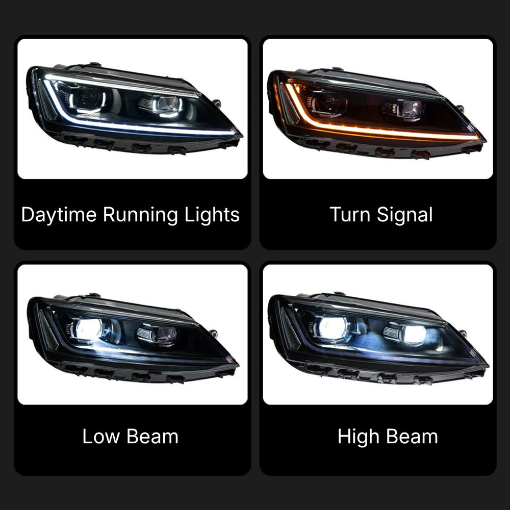 LEDHeadlightsforVWJettaMk6Sedan_2011-2018_WhiteDRL_StartupAnimation_DRL_ForHalogenONLY_5 - NOXBEAM