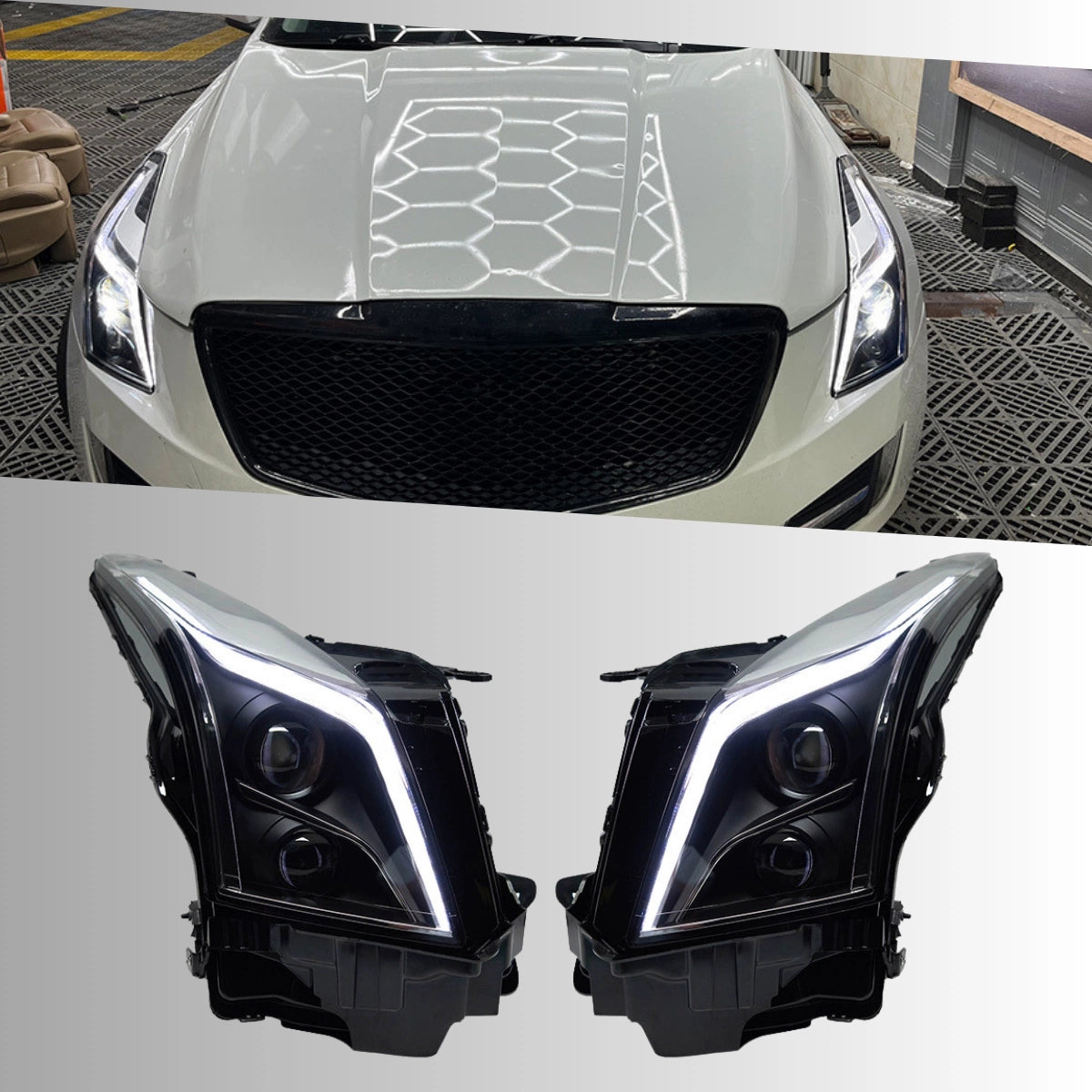 LEDProjectorHeadlightsforCadillacATS_2013-2018_SequentialSignals_DRL_2 - NOXBEAM