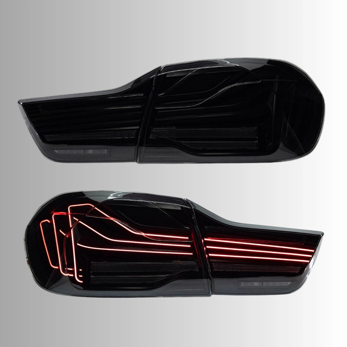 CSL LED-Rückleuchten für 2014-2020 BMW 4er F32/F36 & M4 F82 | Laser-Wire, dynamischer Blinker