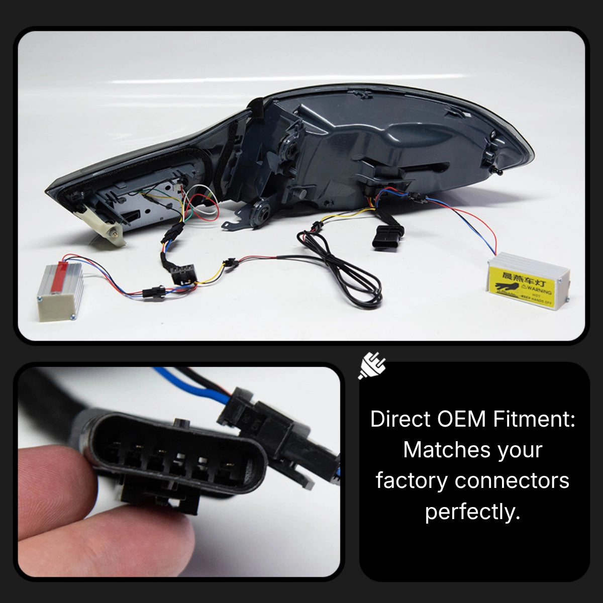 CSL LED-Rückleuchten für 2014-2020 BMW 4er F32/F36 & M4 F82 | Laser-Wire, dynamischer Blinker