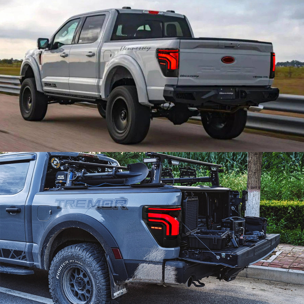 LED-Rückleuchten für 2021-2025 Ford F-150 | Dynamische Blinker, BLIS-kompatibel