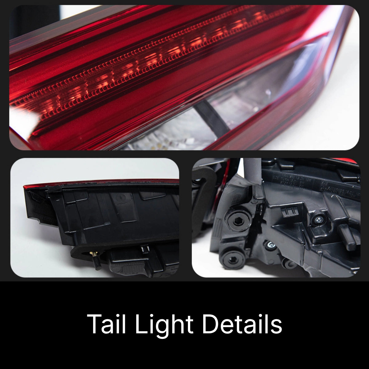 LED-Rückleuchten für 2015-2016 Audi A3/S3 8V Limousine | nur Halogen, dynamischer Blinker