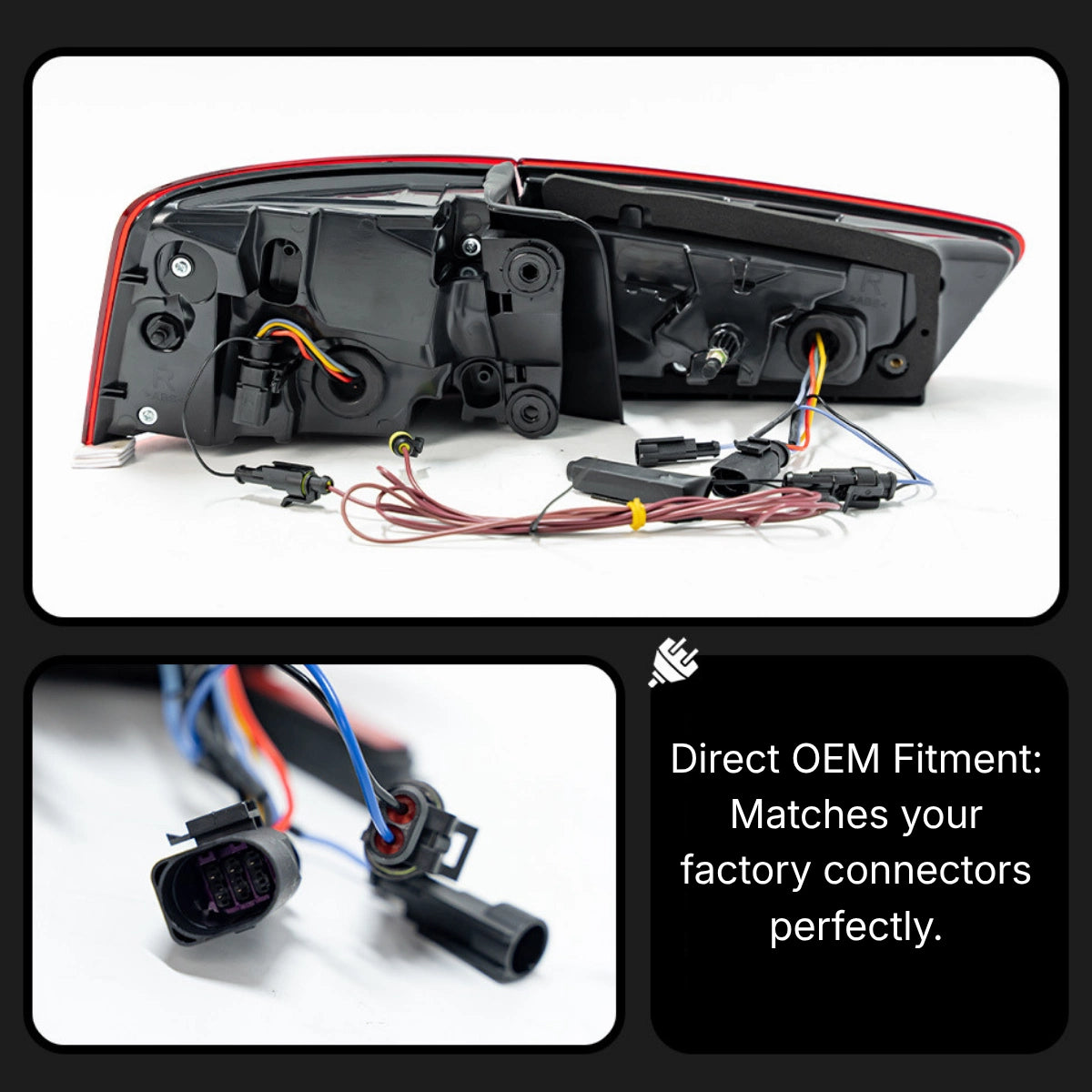 LED-Rückleuchten im Facelift-Look für 2012-2015 Audi A6/S6 C7 Limousine | dynamischer Blinker