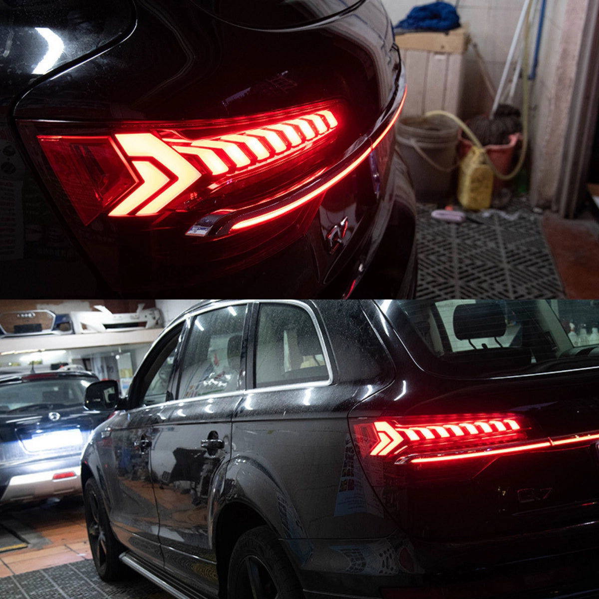 LED-Rückleuchten für 2007-2015 Audi Q7 4L | Startanimation, dynamischer Blinker