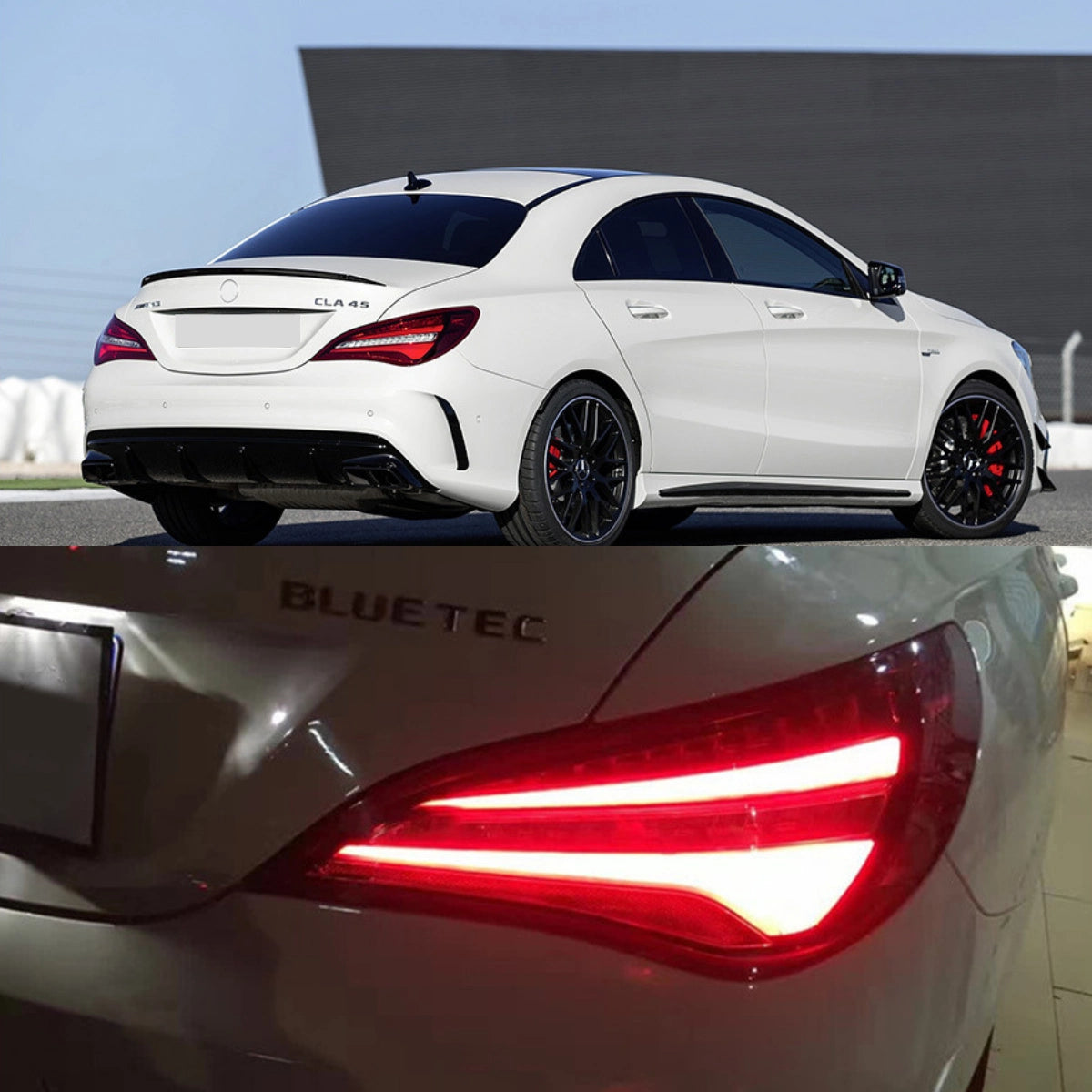 LED-Rückleuchten für 2014-2019 Mercedes CLA C117/W117 | rote OEM-Optik