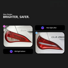 LED-Rückleuchten für 2014-2019 Mercedes CLA C117/W117 | rote OEM-Optik