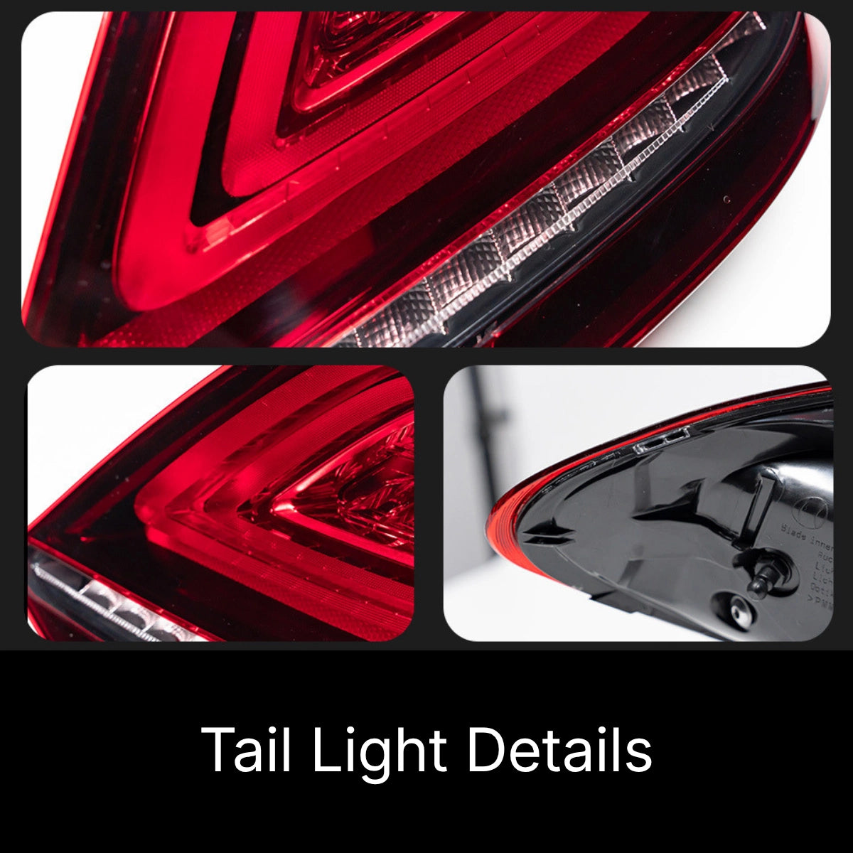 LED-Rückleuchten für 2015-2021 Mercedes C-Klasse W205 Limousine | dynamischer Blinker