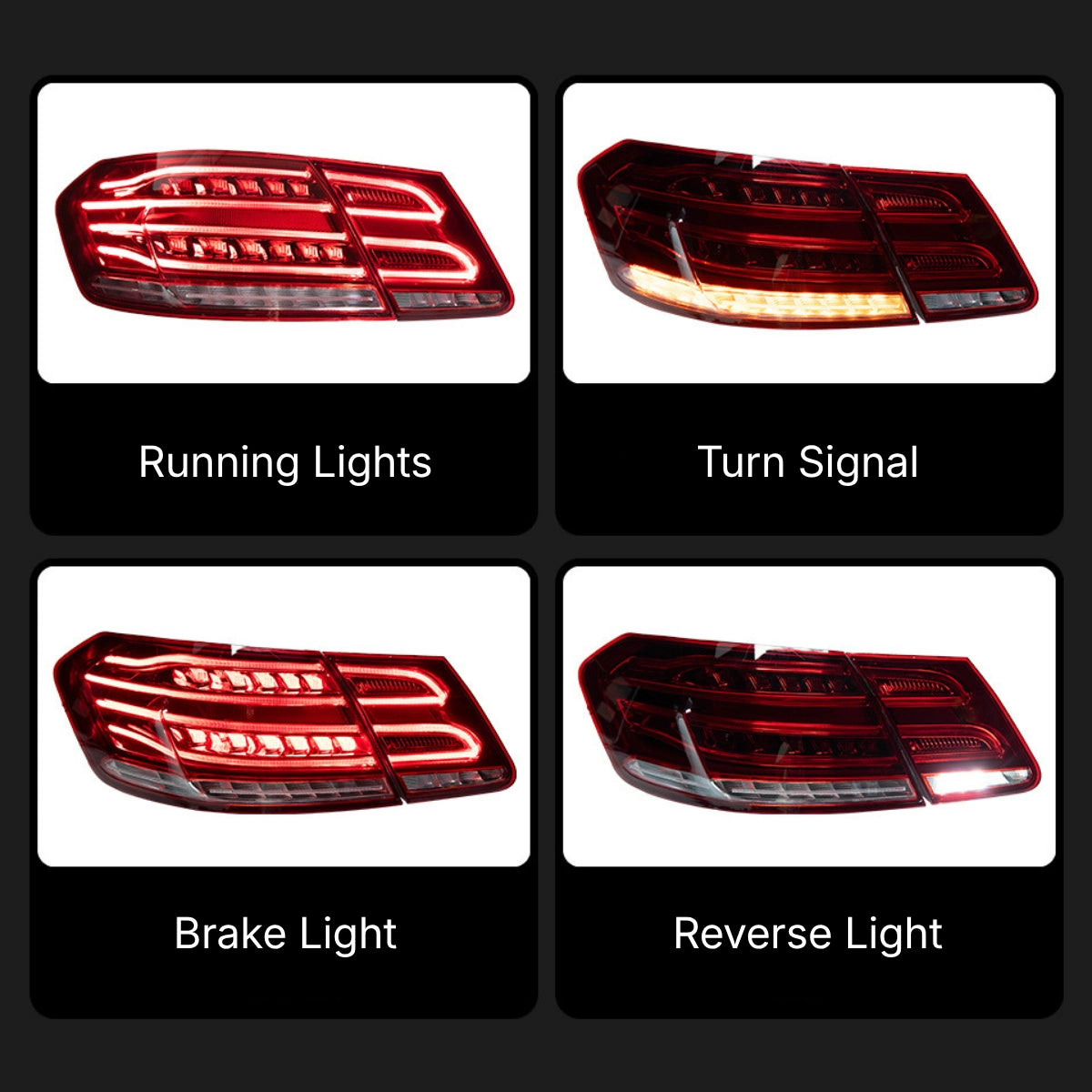 LED-Rückleuchten für 2010-2013 Mercedes E-Klasse W212 Vor-Facelift | OEM-Ersatz
